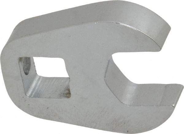 Proto - 1/2" 3/8" Drive Chrome Open End Crowfoot Wrench - 1.1" Head Diam x 1/4" Head Thickness - Exact Tool & Supply