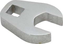 Proto - 5/8" 3/8" Drive Chrome Open End Crowfoot Wrench - 1.35" Head Diam x 1/4" Head Thickness - Exact Tool & Supply