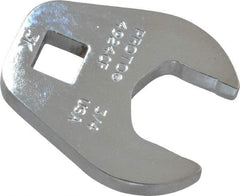 Proto - 3/4" 3/8" Drive Chrome Open End Crowfoot Wrench - 1.59" Head Diam x 1/4" Head Thickness - Exact Tool & Supply