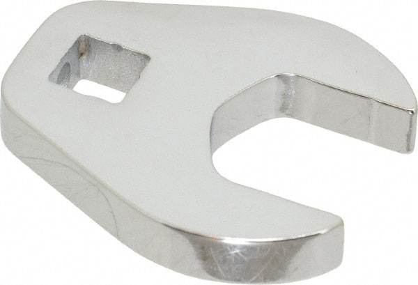 Proto - 13/16" 3/8" Drive Chrome Open End Crowfoot Wrench - 1.72" Head Diam x 1/4" Head Thickness - Exact Tool & Supply