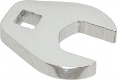 Proto - 13/16" 3/8" Drive Chrome Open End Crowfoot Wrench - 1.72" Head Diam x 1/4" Head Thickness - Exact Tool & Supply