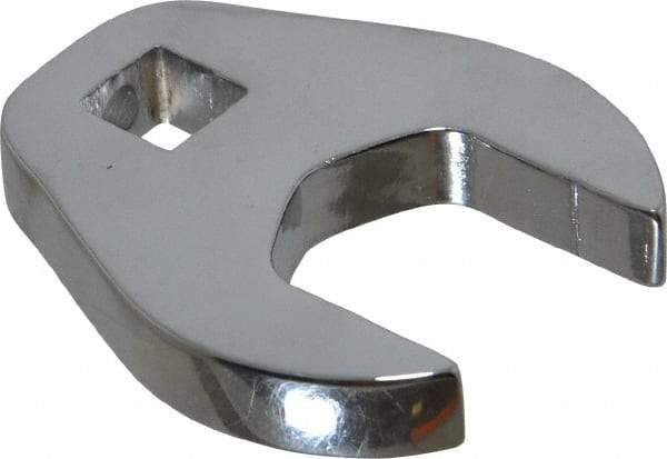 Proto - 7/8" 3/8" Drive Chrome Open End Crowfoot Wrench - 1.781" Head Diam x 1/4" Head Thickness - Exact Tool & Supply