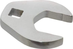 Proto - 1" 3/8" Drive Chrome Open End Crowfoot Wrench - 2.04" Head Diam x 0.38" Head Thickness - Exact Tool & Supply