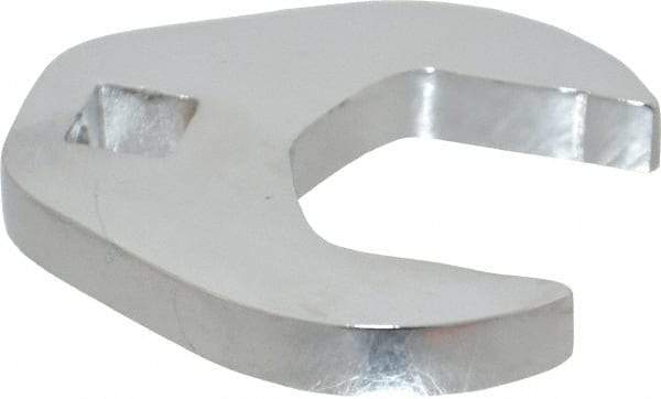 Proto - 1-1/8" 3/8" Drive Chrome Open End Crowfoot Wrench - 2.09" Head Diam x 0.38" Head Thickness - Exact Tool & Supply