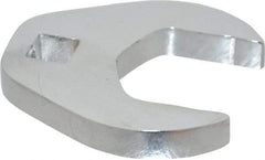 Proto - 1-1/8" 3/8" Drive Chrome Open End Crowfoot Wrench - 2.09" Head Diam x 0.38" Head Thickness - Exact Tool & Supply