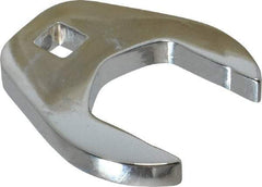 Proto - 1-1/4" 3/8" Drive Chrome Open End Crowfoot Wrench - 2.156" Head Diam x 0.38" Head Thickness - Exact Tool & Supply