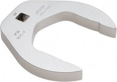 Proto - 2-3/16" 3/8" Drive Chrome Open End Crowfoot Wrench - 3.65" Head Diam x 1/2" Head Thickness - Exact Tool & Supply