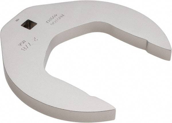 Proto - 2-7/8" 3/8" Drive Chrome Open End Crowfoot Wrench - 5.09" Head Diam x 1/2" Head Thickness - Exact Tool & Supply
