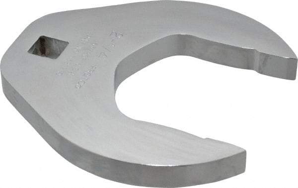 Proto - 2-1/4" 1/2" Drive Chrome Open End Crowfoot Wrench - 4-7/32" Head Diam x 1/2" Head Thickness - Exact Tool & Supply