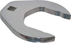 Proto - 2-1/2" 1/2" Drive Chrome Open End Crowfoot Wrench - 4-3/8" Head Diam x 1/2" Head Thickness - Exact Tool & Supply