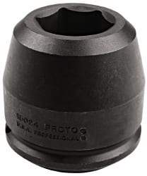 Proto - 2-1/2" Drive 5-1/8" Standard Impact Socket - 6 Points, 7-1/2" OAL - Exact Tool & Supply