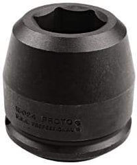 Proto - 2-1/2" Drive 3-5/8" Standard Impact Socket - 6 Points, 5-3/4" OAL - Exact Tool & Supply