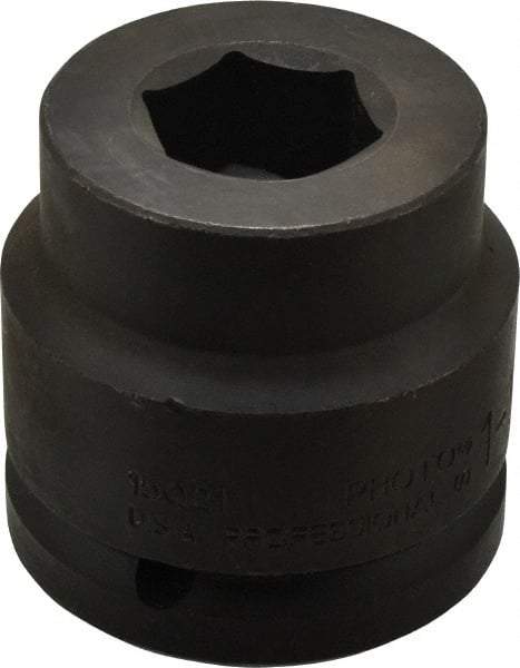 Proto - 1-1/2" Drive 1-5/16" Standard Impact Socket - 6 Points, 3-1/8" OAL - Exact Tool & Supply