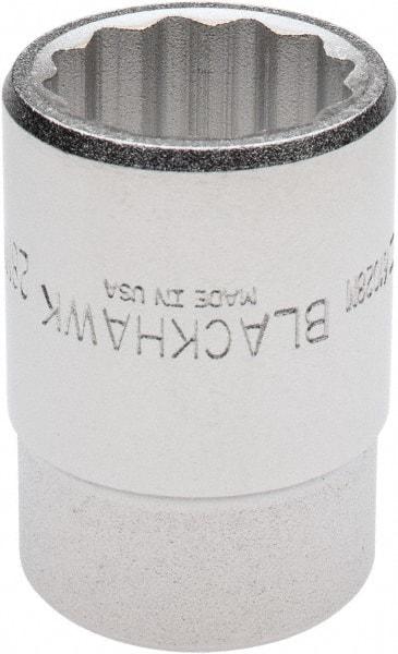 Blackhawk by Proto - 3/4" Drive, Standard Hand Socket - 12 Points, 2-13/64" OAL, Alloy Steel, Black Finish - Exact Tool & Supply