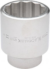 Blackhawk by Proto - 3/4" Drive, Standard Hand Socket - 12 Points, 3-3/32" OAL, Alloy Steel, Black Finish - Exact Tool & Supply