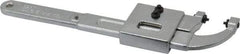 Facom - 0" to 1-31/32" Capacity, Satin Chrome Finish, Pin Spanner Wrench - 8-15/32" OAL, 2.5mm Hook Pin Height - Exact Tool & Supply