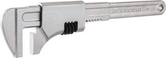 Facom - 14-3/4" Hardened Steel Straight Pipe Wrench - 3-9/64" Pipe Capacity - Exact Tool & Supply