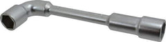 Facom - 15/16", 6 Point, Satin Chrome Coated, 90 ° Offset Socket Wrench - 250mm OAL, 34.5mm Head Thickness - Exact Tool & Supply