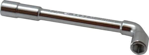 Facom - 5/16", 6 Point, Satin Chrome Coated, 90 ° Offset Socket Wrench - 114mm OAL, 12.5mm Head Thickness - Exact Tool & Supply