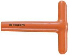 Facom - 8mm 6 Point Insulated Box Wrench - Single End, 19/32" Head Diam, 5-11/16" OAL, Steel - Exact Tool & Supply