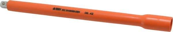 Facom - 3/8" Drive Insulated Socket Extension - 10-1/4" OAL, Single Color Insulation Finish - Exact Tool & Supply