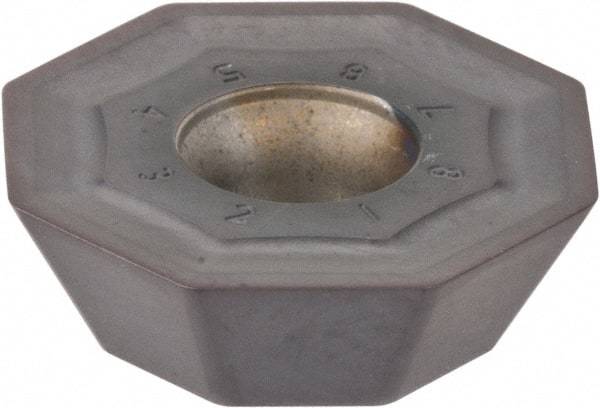 Kennametal - OFKT64 LB Grade KC522M Carbide Milling Insert - TiAlN Finish, 0.2362" Thick, 0.7362" Inscribed Circle, 1.2mm Corner Radius - Exact Tool & Supply