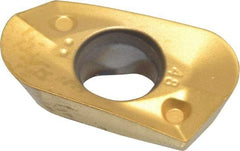 Kennametal - EP1848 HD Grade KC725M Carbide Milling Insert - TiN/TiCN/TiN Finish, 0.217" Thick, 4.8mm Corner Radius - Exact Tool & Supply