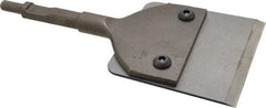 Universal Tool - 4" Head Width, 4" OAL, 1/2" Shank Diam, Flex Blade Scaling Chisel - 1/2 Inch Shank Diameter - Exact Tool & Supply
