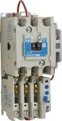 Eaton Cutler-Hammer - 208 Coil VAC, 27 Amp, NEMA Size 1, Nonreversible Open Enclosure NEMA Motor Starter - 7-1/2 hp at 1 Phase - Exact Tool & Supply