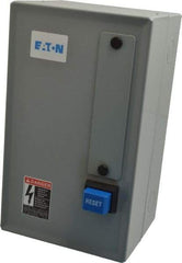 Eaton Cutler-Hammer - 208 Coil VAC, 27 Amp, NEMA Size 1, Nonreversible Enclosed Enclosure NEMA Motor Starter - 7-1/2 hp at 1 Phase, 1 Enclosure Rating - Exact Tool & Supply