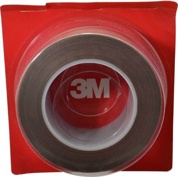 3M - 36 Yd Long x 2" Wide, Series 5453, Brown Silicone Glass Cloth/PTFE Tape - 8.2 mil Thick, 175 Lb/In Tensile Strength - Exact Tool & Supply