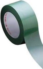 3M - 36 Yds. x 6", Clear Polyester Film Tape - 396 Series, 4.1 mil Thick, 43 Lb./Inch Tensile Strength - Exact Tool & Supply