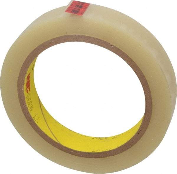 3M - 36 Yds. x 3/4", Clear Polyester Film Tape - 396 Series, 4.1 mil Thick, 43 Lb./Inch Tensile Strength - Exact Tool & Supply