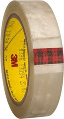 3M - 36 Yds. x 1", Clear Polyester Film Tape - 396 Series, 4.1 mil Thick, 43 Lb./Inch Tensile Strength - Exact Tool & Supply
