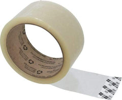 3M - 2" x 55 Yd Clear Acrylic Adhesive Sealing Tape - Polypropylene Film Backing, 1.8 mil Thick, 19 Lb Tensile Strength, Series 305 - Exact Tool & Supply
