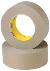 3M - 1-1/2" Wide x 60 Yd Long Brown Paper Masking Tape - Series 2517, 6.5 mil Thick, 35 In/Lb Tensile Strength - Exact Tool & Supply