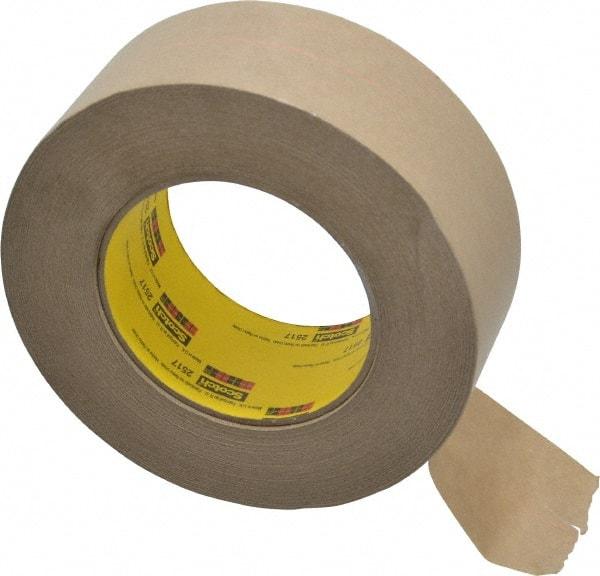 3M - 2" Wide x 60 Yd Long Brown Paper Masking Tape - Series 2517, 6.5 mil Thick, 35 In/Lb Tensile Strength - Exact Tool & Supply
