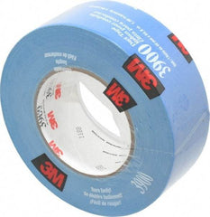 3M - 2" x 55m Blue Duct Tape - 8.1 mil, Rubber Adhesive, Polyethylene Film Backing, 32 Lb/ln Tensile Strength, 200°F Max, Series 3900 - Exact Tool & Supply