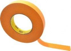 3M - 1" Wide x 60 Yd Long Orange Paper Masking Tape - Series 2525, 9.5 mil Thick, 49 In/Lb Tensile Strength - Exact Tool & Supply