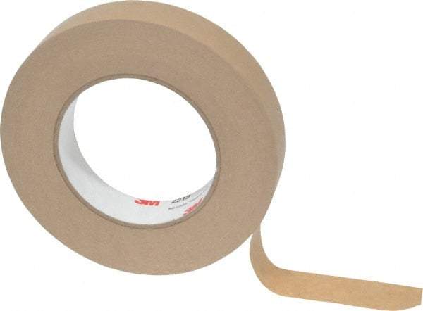 3M - 1" Wide x 60 Yd Long Tan Paper Masking Tape - Series 2515, 6.7 mil Thick, 36 In/Lb Tensile Strength - Exact Tool & Supply