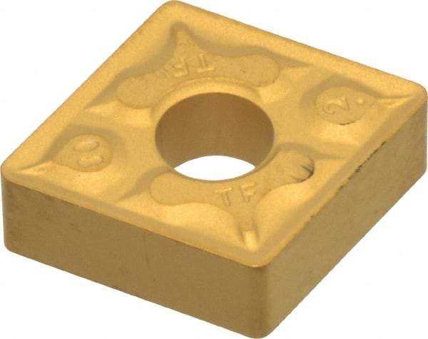Iscar - CNMG432 TF Grade IC9250 Carbide Turning Insert - TiCN/Al2O3/TiN Finish, 80° Diamond, 1/2" Inscr Circle, 3/16" Thick, 1/32" Corner Radius - Exact Tool & Supply