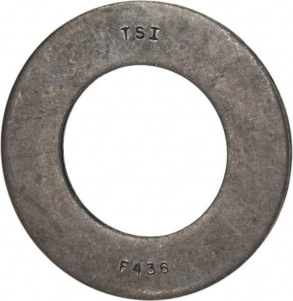 Value Collection - 2" Screw, Grade 8 Alloy Steel SAE Flat Washer - 2-1/8" ID x 3-3/4" OD, 0.196" Thick, Plain Finish - Exact Tool & Supply
