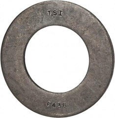 Value Collection - 2" Screw, Grade 8 Alloy Steel SAE Flat Washer - 2-1/8" ID x 3-3/4" OD, 0.196" Thick, Plain Finish - Exact Tool & Supply