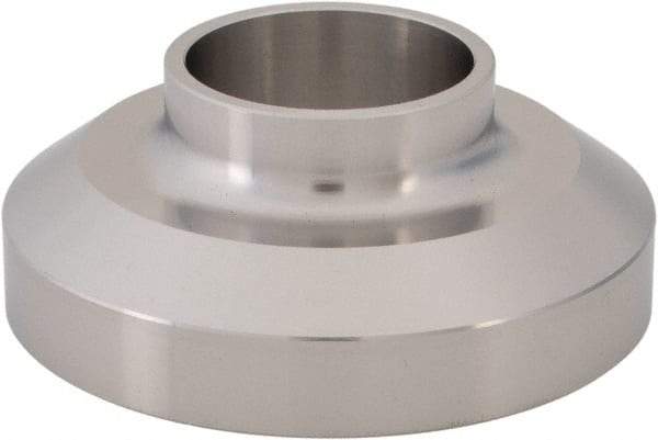 VNE - 1", E-Line Style, Sanitary Stainless Steel Pipe Short Welding Ferrule - Female Connection, Grade 304 - Exact Tool & Supply