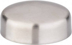 VNE - 2-1/2", Weld Style, Sanitary Stainless Steel Pipe End Cap - Butt Weld Connection, Grade 316L - Exact Tool & Supply