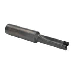 Allied Machine and Engineering - Series 0, 33/64 to 11/16" Diam, 3/4" Diam Straight Shank, Straight Flute Spade Drill - 1-3/8" Max Depth, 2-19/64" Body Length, 4-9/16" OAL, Short Length, Through Coolant - Exact Tool & Supply
