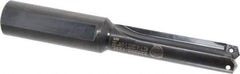 Allied Machine and Engineering - Series 2, 31/32 to 1-3/8" Diam, 1-1/4" Diam Straight Shank, Straight Flute Spade Drill - 3-3/8" Max Depth, 4-41/64" Body Length, 8" OAL, Short Length, Through Coolant - Exact Tool & Supply