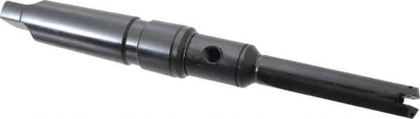 Allied Machine and Engineering - Series 1, 45/64 to 15/16" Diam, 4MT Taper Shank, Straight Flute Spade Drill - 2-3/4" Max Depth, 5-43/64" Body Length, 10-5/32" OAL, Short Length, Through Coolant - Exact Tool & Supply