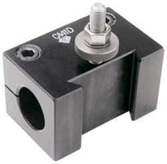 Aloris - Series BXA, #41D Boring Bar Tool Post Holder - 10 to 15" Lathe Swing, 2" OAH, 1" Centerline Height - Exact Tool & Supply
