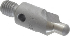 Made in USA - 2-1/2" OAL, 3/8" Head Diam, 2 Flute, 100° Incl Angle, Integral Pilot, Adjustable Stop Countersink - Exact Tool & Supply
